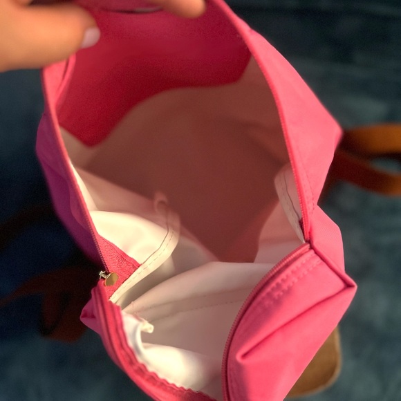 Well used Le Pliage classic backpack in the retired color ‘Candy’ Modified! - Picture 3 of 11